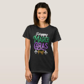 Happy Mardi Gras Y All Cute Fat Dinsdag Funny T-shirt (Voorkant volledig)