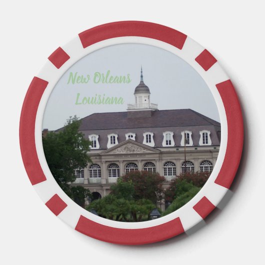 Happy Marfi Gras Poker Chip (Achterkant)