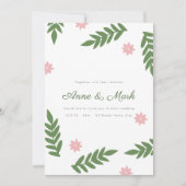 Happy Marriage Invitation Kaart (Voorkant)