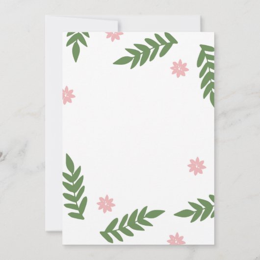 Happy Marriage Invitation Kaart (Achterkant)