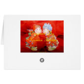 Happy Married Couple Kaart (Achterkant Horizontaal)