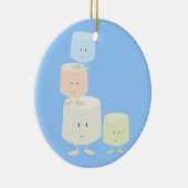 Happy marshmallows keramisch ornament (Rechts)