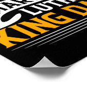 Happy Martin Luther King Day Sticker Poster (Hoek)