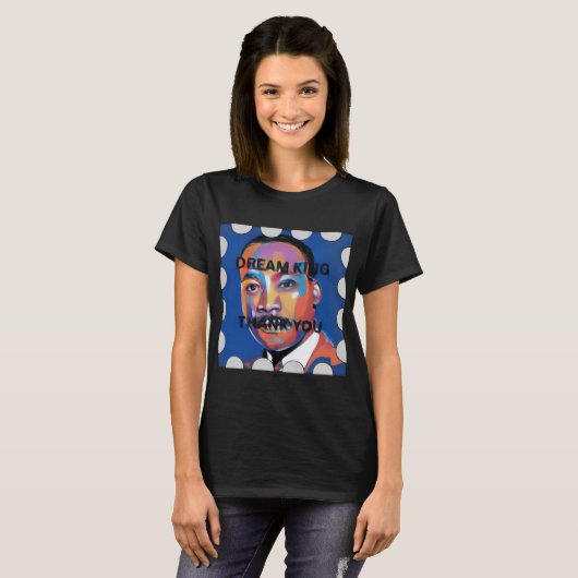 HAPPY MARTIN LUTHER KING DAY T-SHIRT (Voorkant volledig)