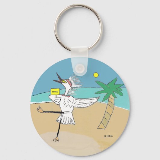 Happy Maui Visitor Sleutelhanger (Voorkant)