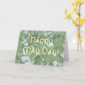 Happy May Day Kaart (Gele Bloem)