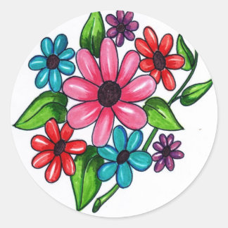 Happy May Day Ronde Sticker