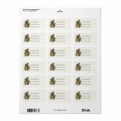 Happy May Je Kerstmis is  adreslabel Etiket (Full Sheet)