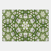 Happy May lily patroon Inpakpapier Vel (Voorkant 3)