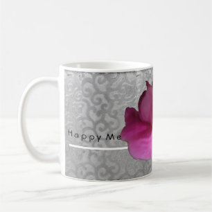 Happy Me fuchsia roos mok