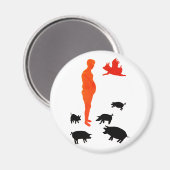 Happy Meal Vegeterian Magnet Het Boerderij (Voorkant / Achterkant)