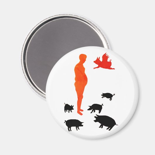 Happy Meal Vegeterian Magnet Het Boerderij (Voorkant / Achterkant)