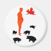 Happy Meal Vegeterian Magnet Het Boerderij (Voorkant)