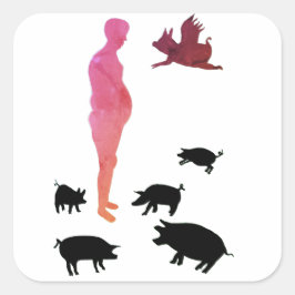 Happy Meal Vegeterian Stickers Diervriendelijk