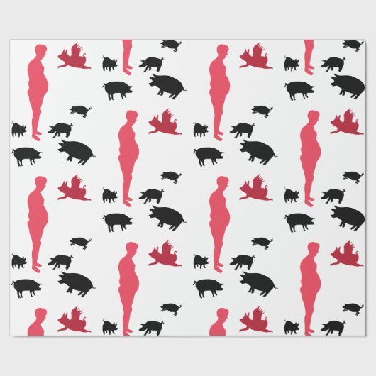 Happy Meal Vegeterian Wrapping Paper Cadeaupapier (Vlak)