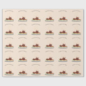 Happy Meatball "Pasta La Vista!" Cadeaupapier (Vlak)