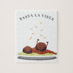 Happy Meatball "Pasta La Vista!" Legpuzzel