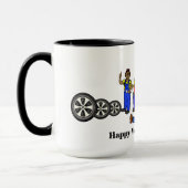 Happy Mechanics Day Mok - mannelijk en Vrouw (Links)