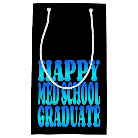 Happy Med School Afstuderen Klein Cadeauzakje (Voorkant)