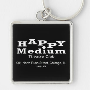 Happy Medium Theater Club, Rush St., Chicago, IL Sleutelhanger
