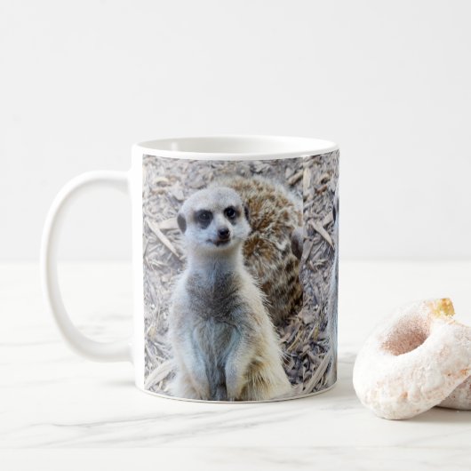 Happy Meerkat, Koffiemok (Met donut)