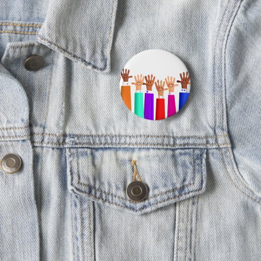 Happy Meeting Ronde Button 5,7 Cm (In situ)