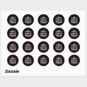 Happy Memorial Day _1 Ronde Sticker (Vel)