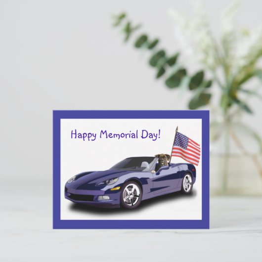 Happy Memorial Day Boxer briefkaart (Staand voorkant)