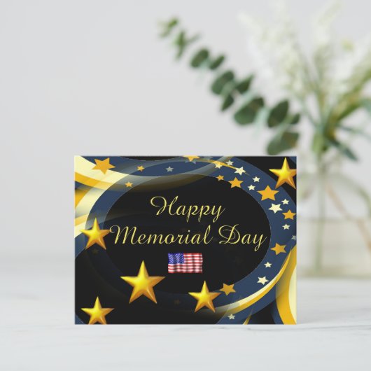 Happy Memorial Day Briefkaart (Staand voorkant)