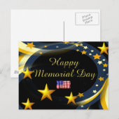 Happy Memorial Day Briefkaart (Voorkant / Achterkant)