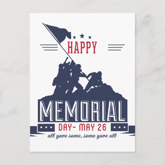 Happy Memorial Day Briefkaart (Voorkant)