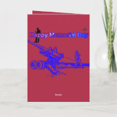 Happy memorial day crimson kaart (Achterkant)
