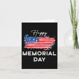 Happy Memorial Day Elegant ontwerp Kaart