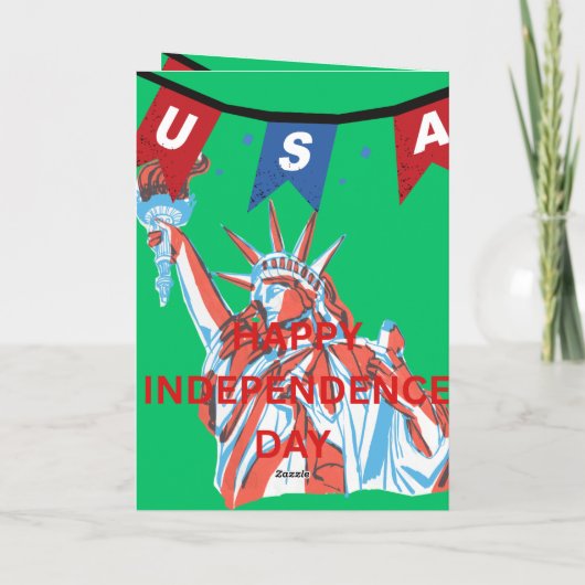 HAPPY MEMORIAL DAY KAART (Achterkant)