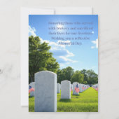 Happy Memorial Day Kaart (Achterkant)