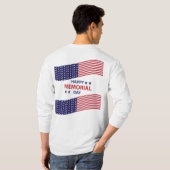 Happy Memorial Day Long Sleeve T-Shirt (Achterkant volledig)