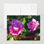 Happy Memorial Day - Memorial Day Roos #1 Briefkaa Briefkaart (Voorkant / Achterkant)