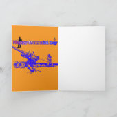 Happy memorial day orange kaart (Binnen)