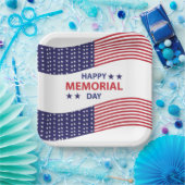 Happy Memorial Day Papieren Bordje (Feest)