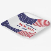 Happy Memorial Day Papieren Bordje (Gebogen)