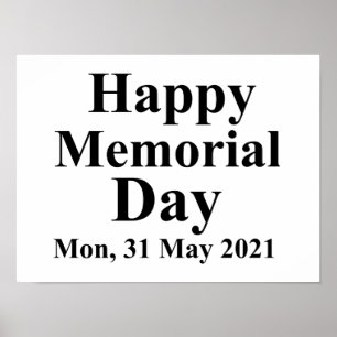 Happy Memorial Day Poster