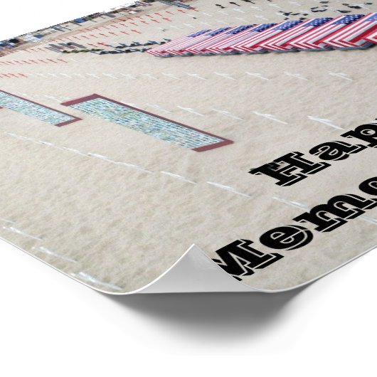 HAPPY MEMORIAL DAY POSTER (Hoek)