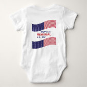 Happy Memorial Day Romper (Achterkant)