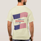 Happy Memorial Day T-Shirt (Achterkant)