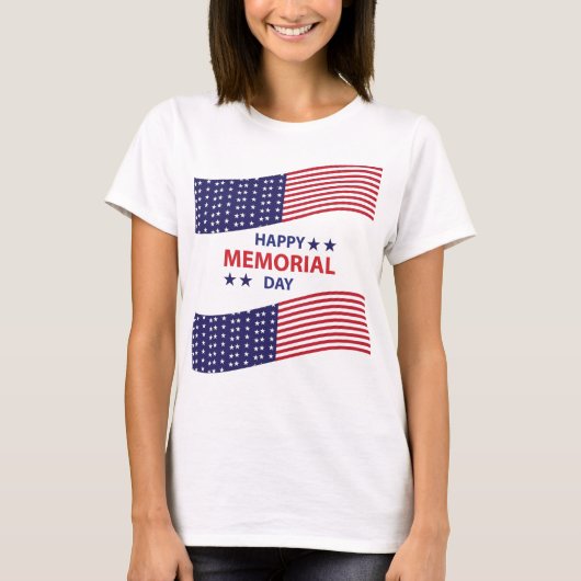 Happy Memorial Day T-shirt (Voorkant)