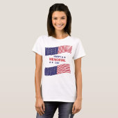 Happy Memorial Day T-shirt (Voorkant volledig)