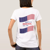 Happy Memorial Day T-shirt (Achterkant)