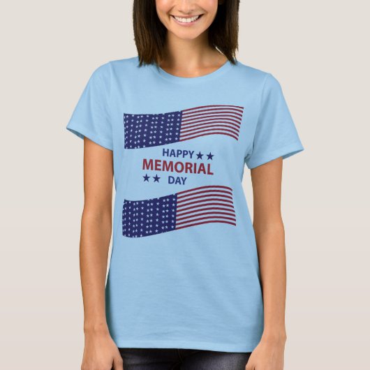 Happy Memorial Day T-Shirt (Voorkant)