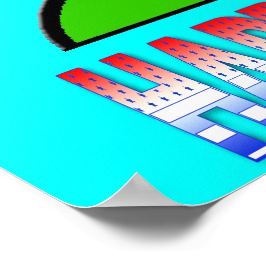 Happy Memorial Day - Vlag gravestone Poster (Hoek)