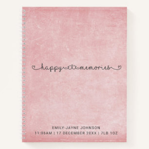 Happy Memories Baby Memory Book Keepomwille Journa Notitieboek